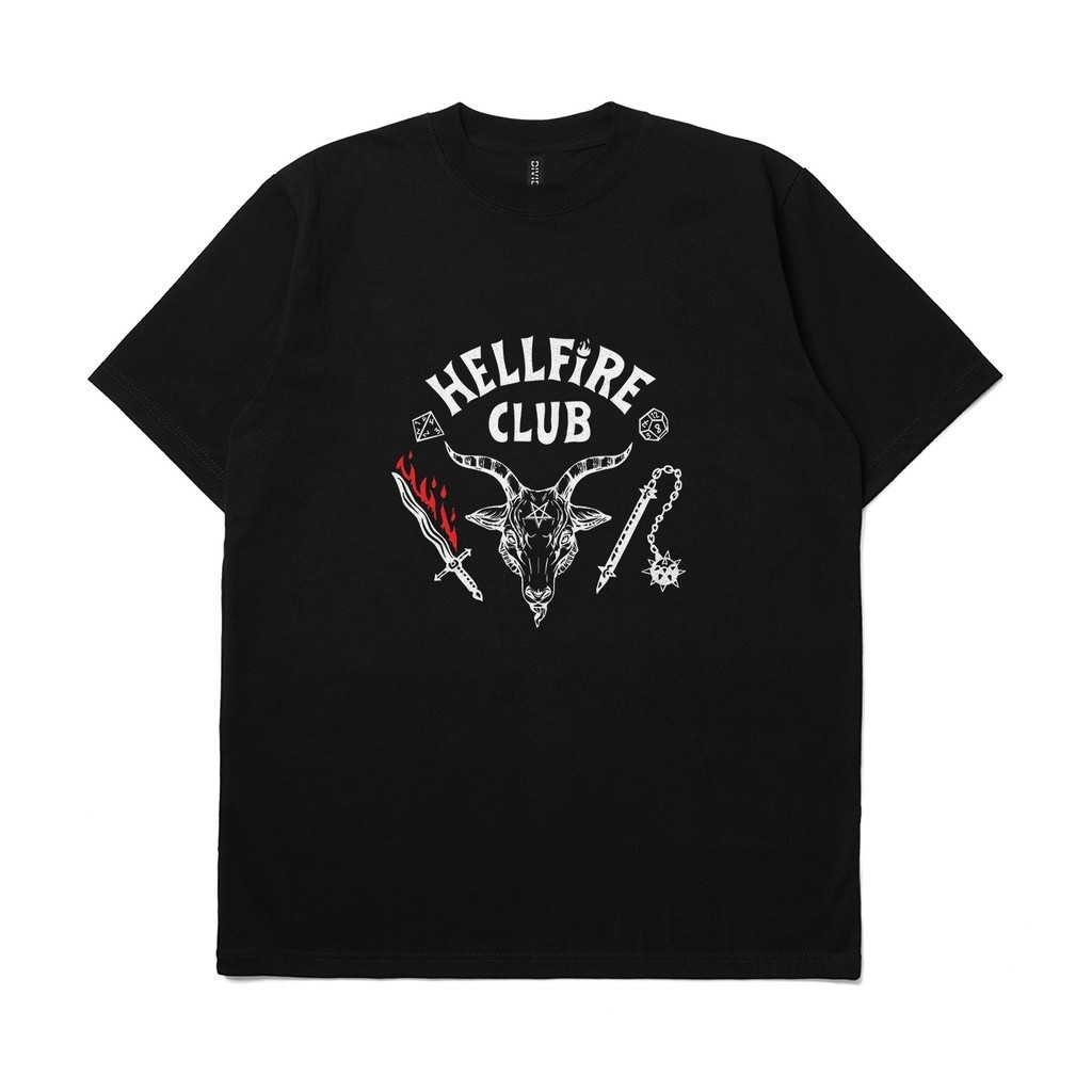 【COD】 NEW T-shirt Band HellFire Club KAOS /
