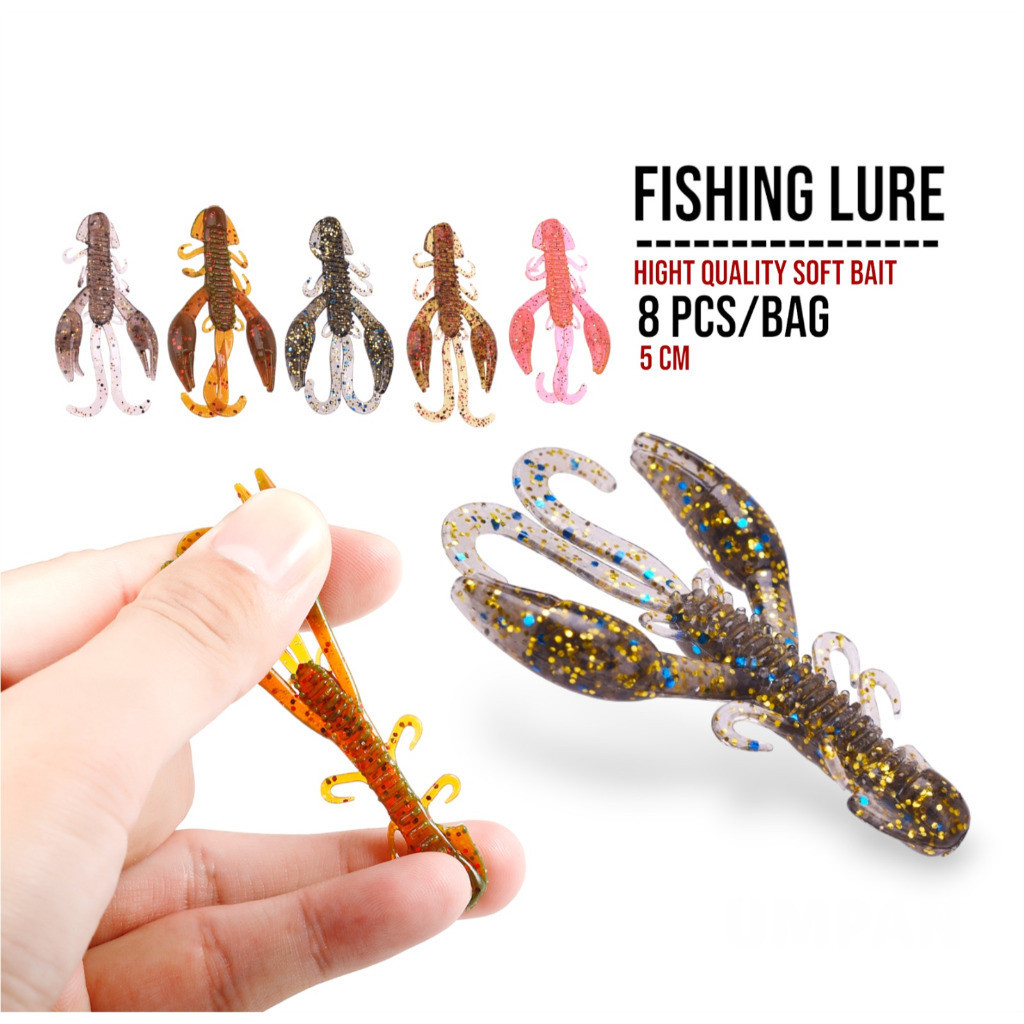 UMPAN PANCING UDANG & KODOK TIRUAN UMPAN KODOK UMPAN UDANG UMPAN