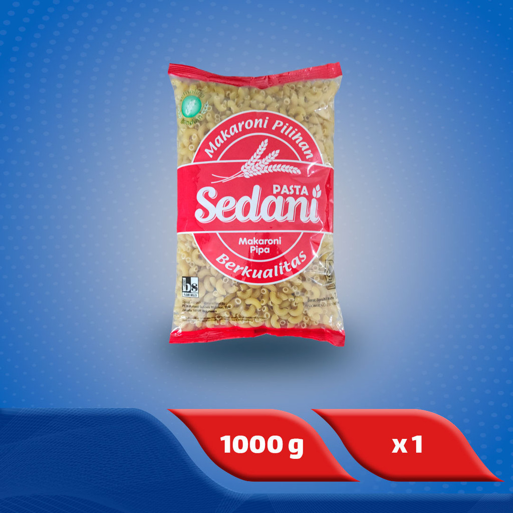 

Sedani Makaroni Pipa Besar 1 kg