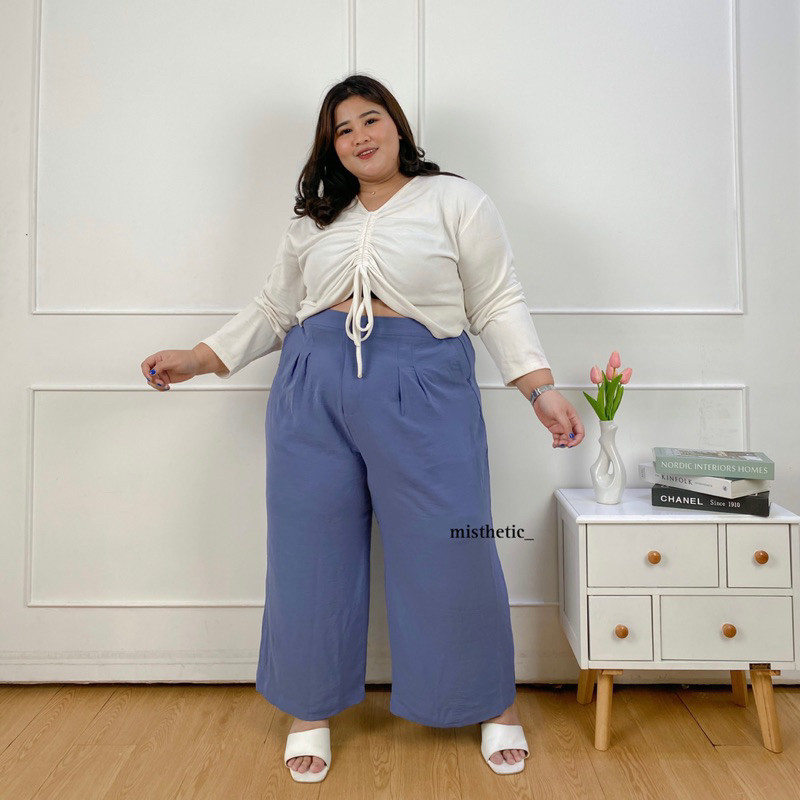 Yumi Pants/ Kulot Big Size/ Kulot Jumbo/ Celana Panjang Big Size/ Celana Panjang Jumbo/ Celana Kulot