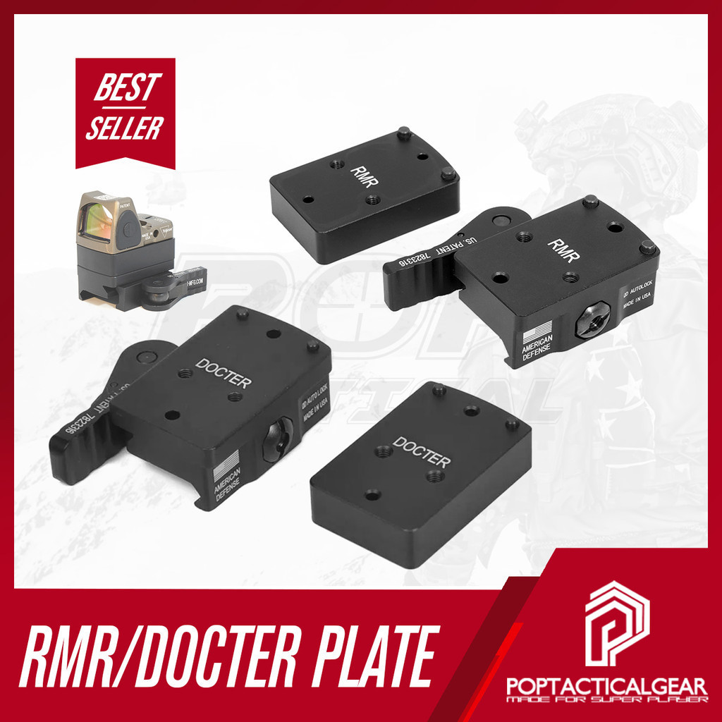 RM QD Lever Witness Absolute Co-Witness 1.41 Inch Height Mount With Riser Plate Fit For RMR 20mm Pic