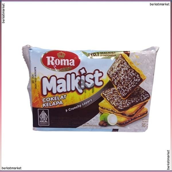 

ROMA MALKIST COKELAT KELAPA 95 GR BISKUIT