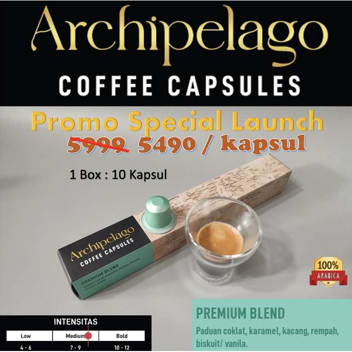 

Nespresso Starbucks Coffee Capsule Capsules Kopi Kapsul Lungo Espresso - ARCHIE PREMIUM