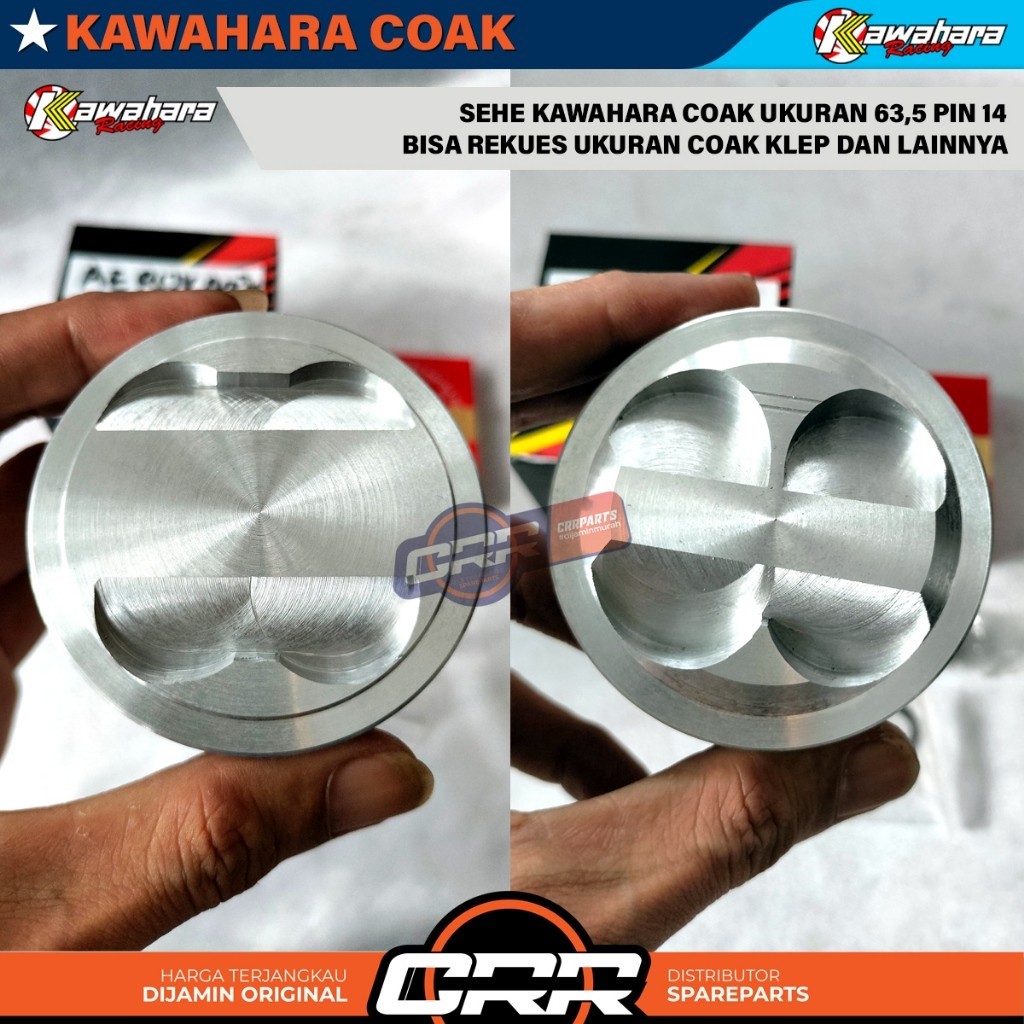 Paket Seher Kawahara 63,5 Pen 14 Yamaha Nmax/Aerox/Jupiter MX/R15 V3 Plus Bubut dan Coak Klep Custom