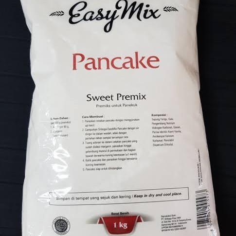 

TERJUAL Tepung Easy Mix Sriboga Pancake 1kg