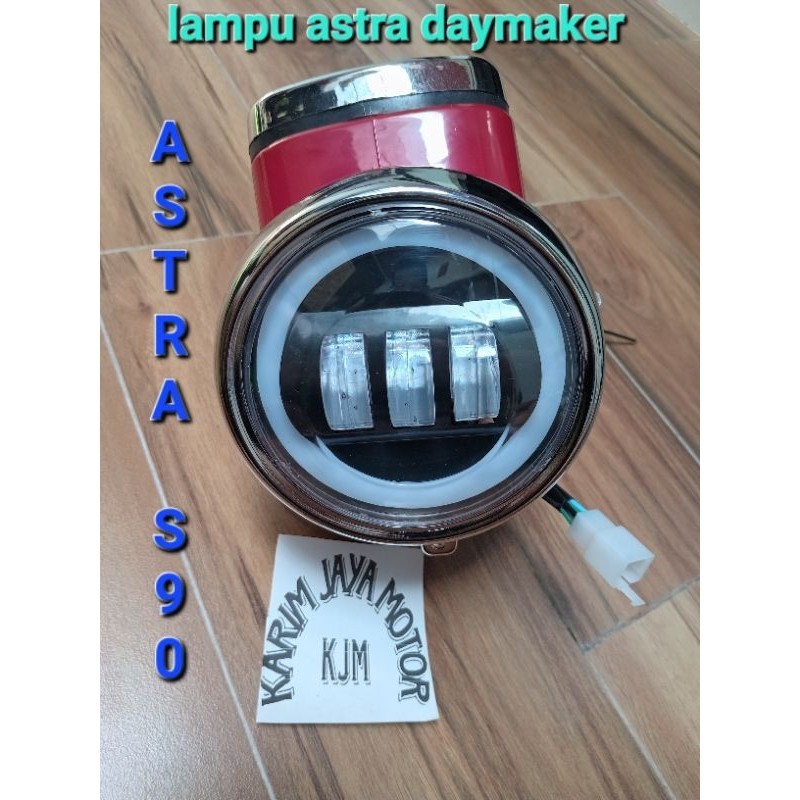 siap cod Headlamp lampu depan batok lampu ASTRA S90 LED set spedometer S90 bagus aksesoris sepeda mo