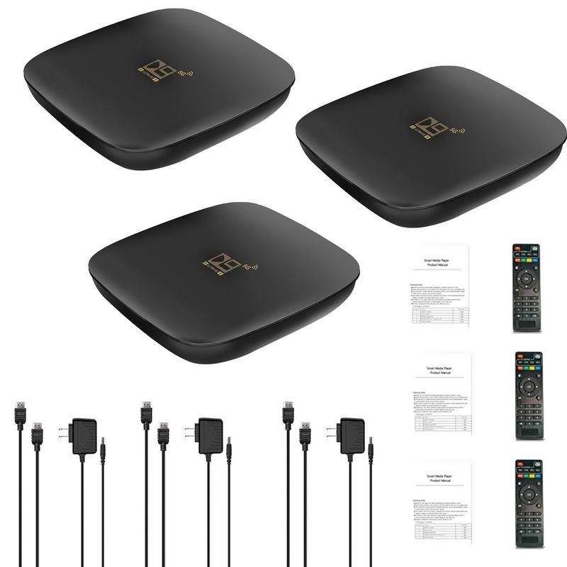 8G Memory 10 Smart TV Box D9 HD 1080P Cortex-A53 Quad Core CPU Media Player 2.4G 5.8G WiFi For Smart