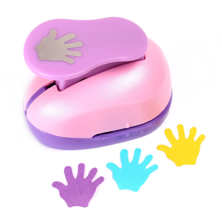 

free ship Palm Hand 1'' 25mm diy craft punch hole punch scrapbook paper cutter hole punch child Embosser device perfurador