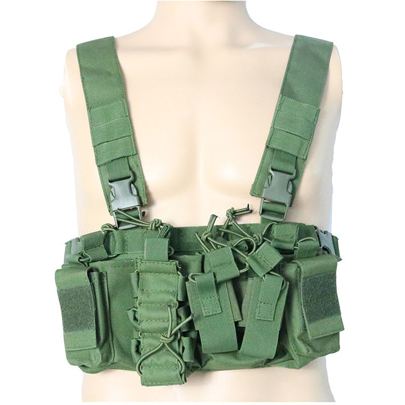 Airsoft Paintball Multicam Tactical Chest Rig Military Combat Vest Mag Pouches AK AR M4 Hunting Shou