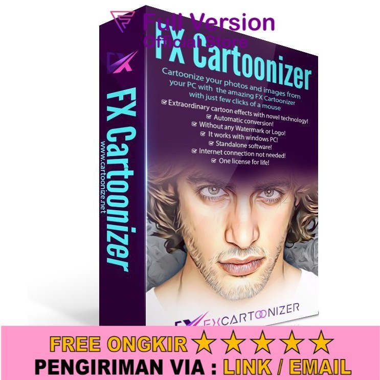 FX Cartoonizer Pro  Aplikasi Untuk Mengubah Foto Menjadi Tampilan Kartun . Lifetime