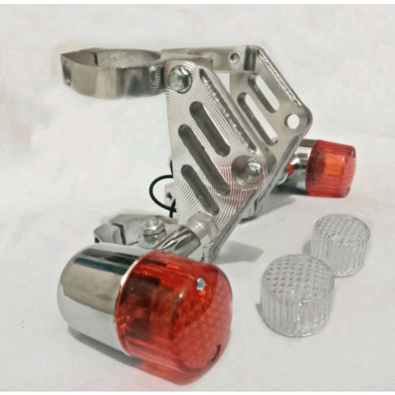 cod bisa Kupingan lampu cnc set sein diamond lampu sen diamond Kupingan lampu pesek Kupingan cnc as 