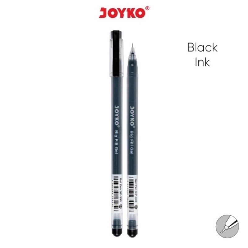 

(1pcs) Gel Pen Pulpen Pena Joyko GP-330 Big Fill Gel 0.5 mm