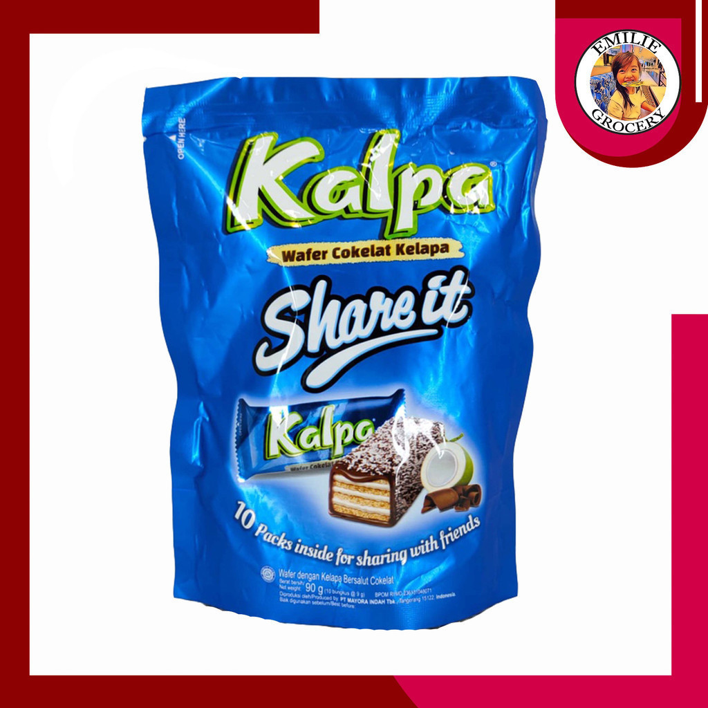 

Kalpa Share It Wafer Coklat Cokelat Kelapa Isi 10