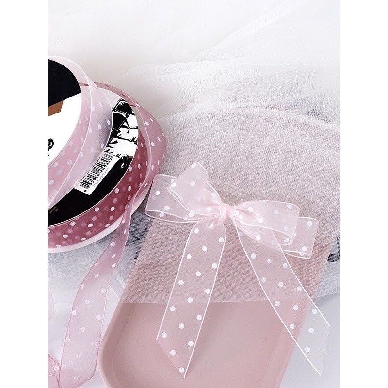

PITA ORGANDY POLKADOT 2,5 CM ECER PER METER - 011 WINE