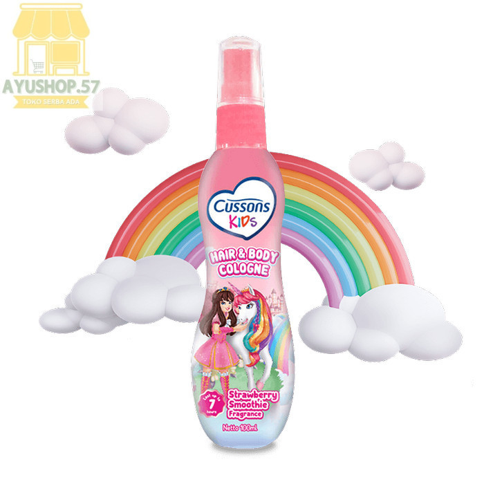 

Cussons Kids Hair & Body Cologne Strawberry Smoothie [100mL] pink - AYUSHOP57