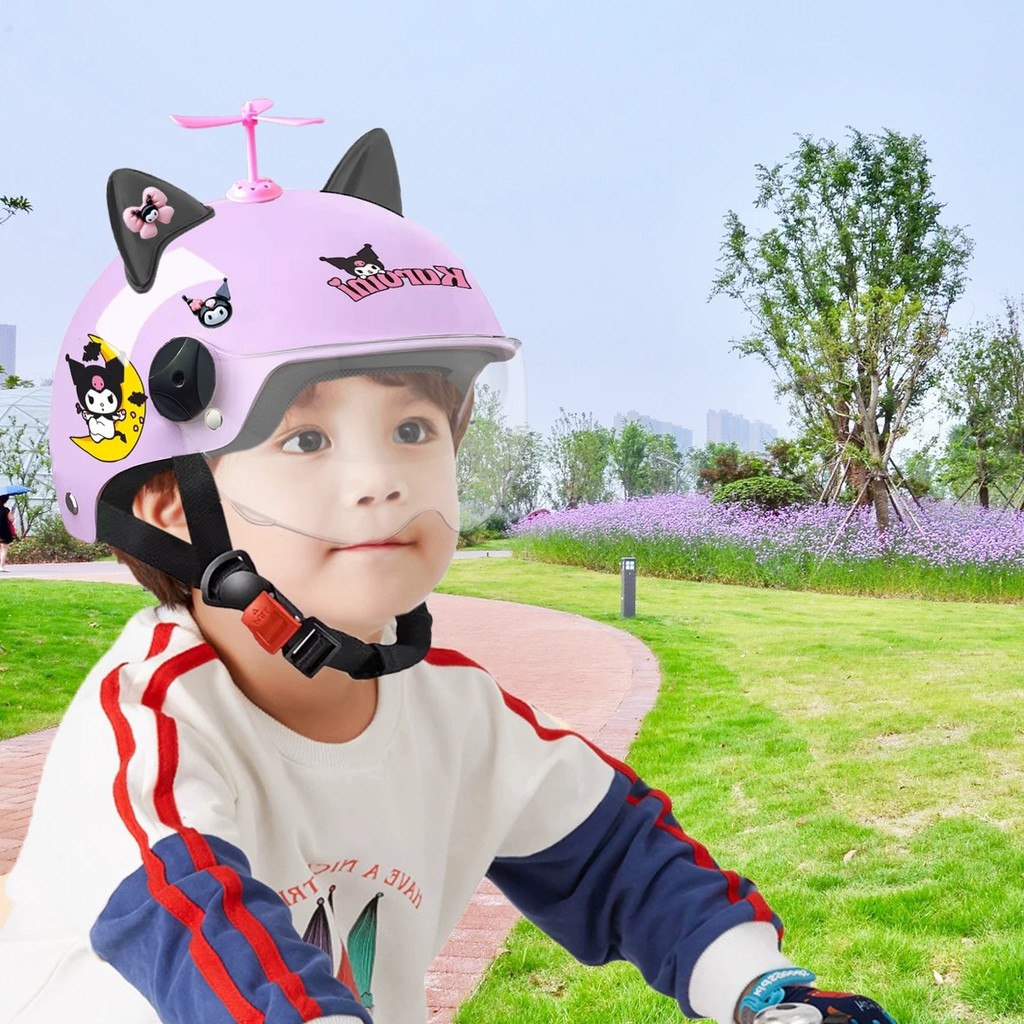 stiker motor lucu telinga 35 WARNA helm kucing /helm lucu wanita helm pink wanita