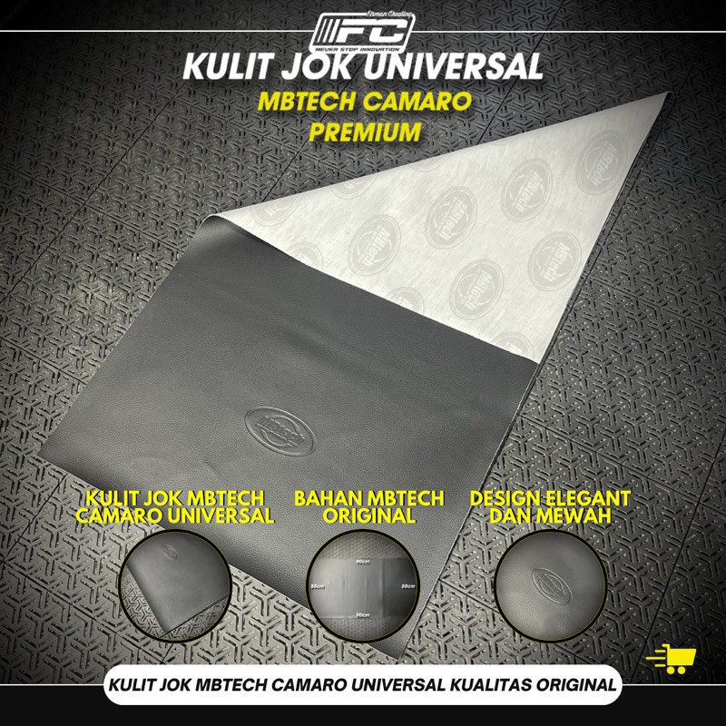 KULIT JOK SARUNG JOK MOTOR MBTECH CAMARO PREMIUM UNIVERSAL