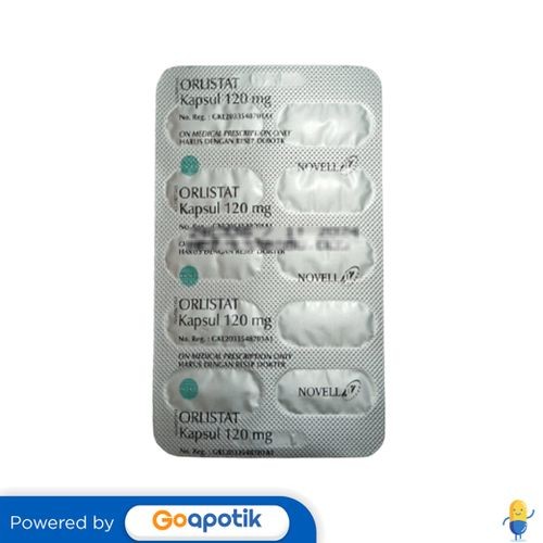 Orlistat Novell 120 Mg Blister 10 Kapsul