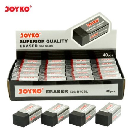 

[KIRIMHARIINI] - Penghapus/Eraser Joyko 526-B40L Hitam Kecil