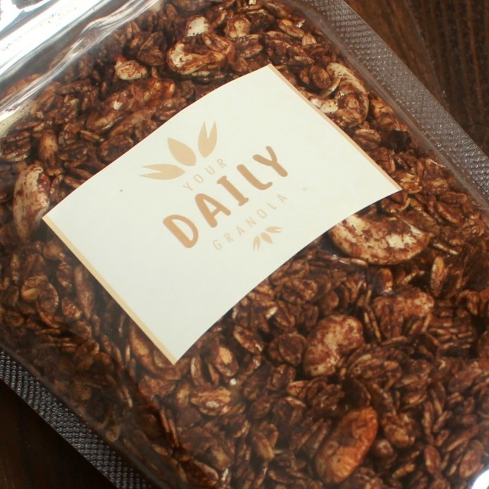 

Granola Roasted (Chocolate & Seed & Cashew) by YDG - Cereal Oat Muesli