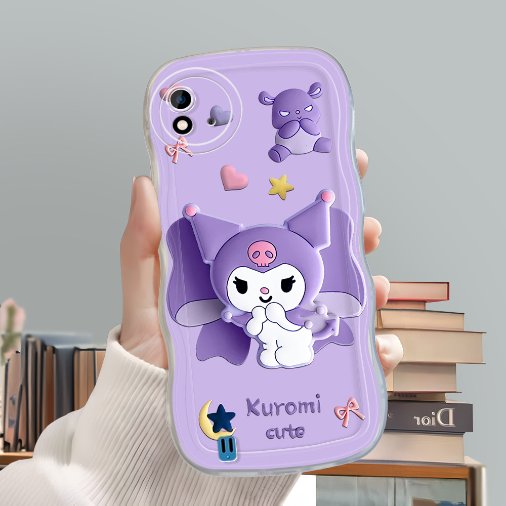 Casing Hp Untuk  Realme C11 2021 C20 C20A Cassing Softcase Kesing Phone Case Soft Imut Cute Bow C2-4