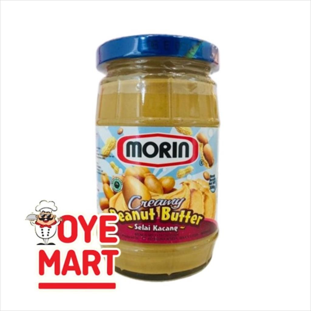 

MORIN PEANUT BUTTER CREAMY 300GR / SELAI KACANG CREAMY MORIN JAR SELAI ROTI