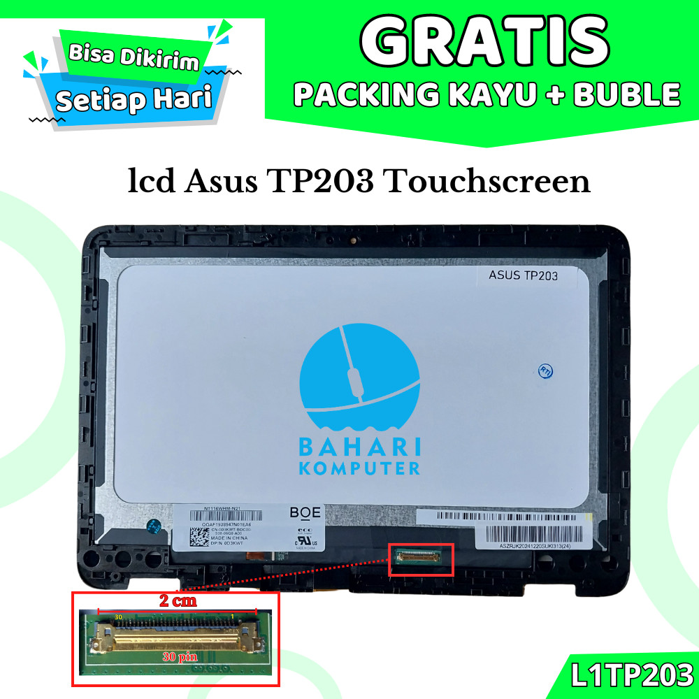 LCD Asus Vivobook TP203 TP203M TP203MA TP203N TP203NA Plus Touchscreen