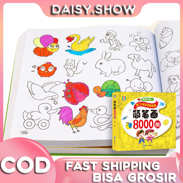 

Buku Mewarnai Seni Buku Pendidikan Anak Buku Belajar Menggambar Sederhana