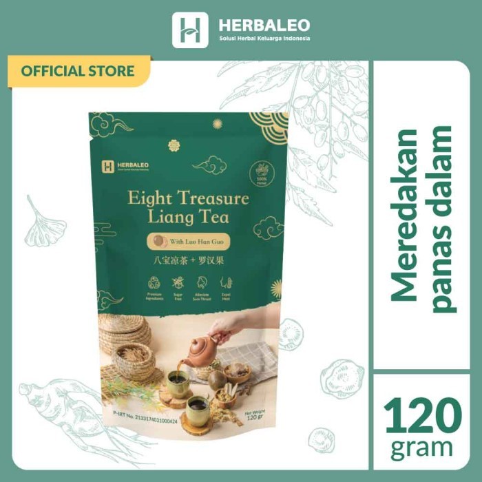 

Eight Treasure Liang Tea with Luo Han Guo - Minuman Untuk Panas Dalam