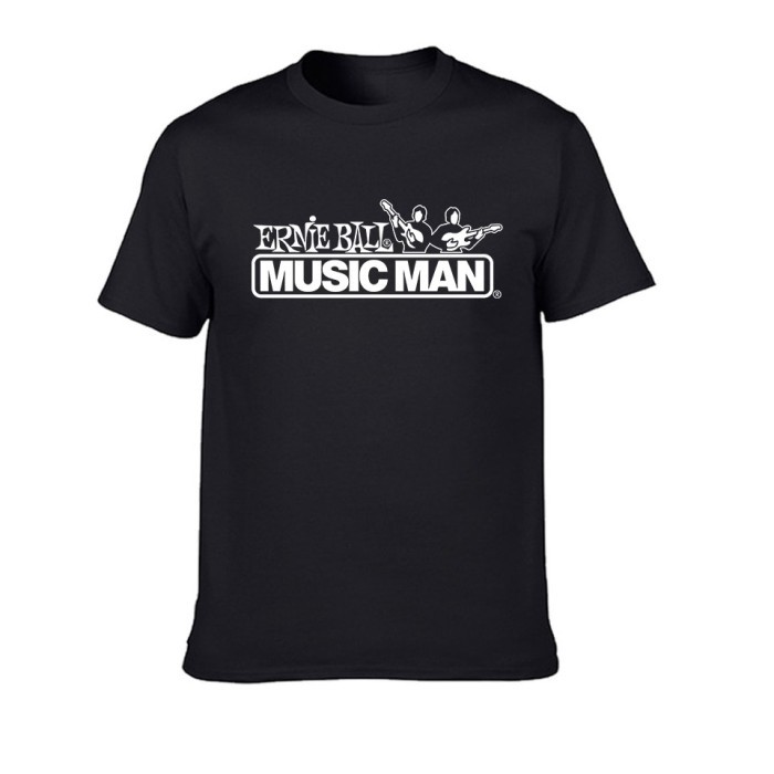 TERMURAH Kaos Musicman guitar T-shirt - White, L