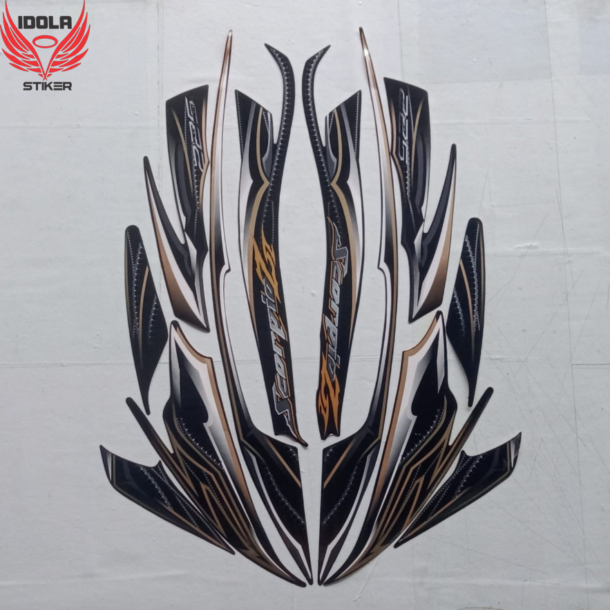 Stiker Striping Yamaha Scorpio Z 2010 - Striping Standar Scorpio Z 2010