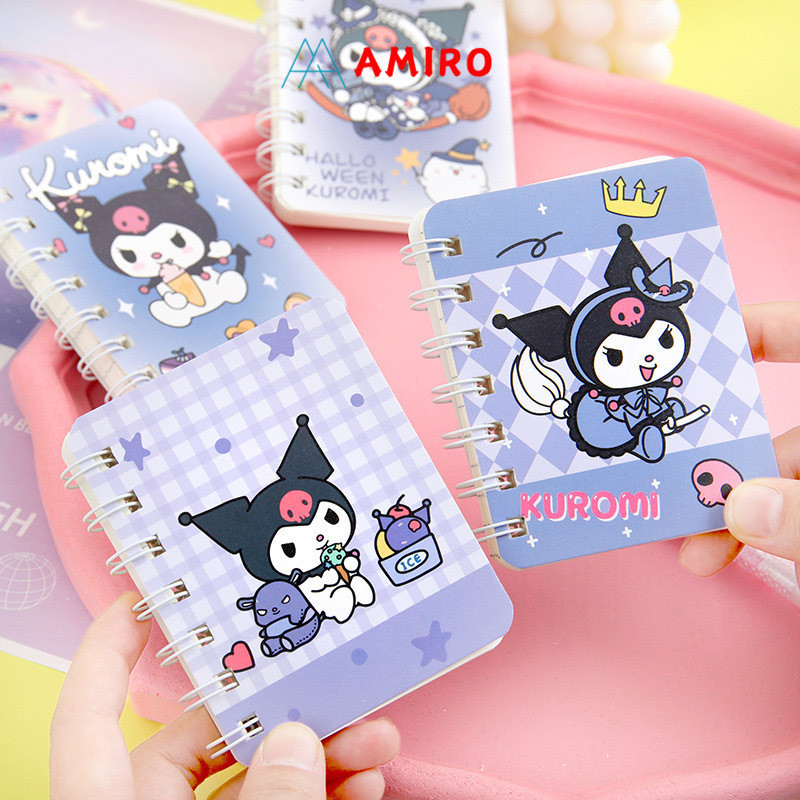 

(80 Lembar)Notebook Ring Motif/Buku Catatan Memo Ring/Buku Tulis Ring/Spiral Notebook