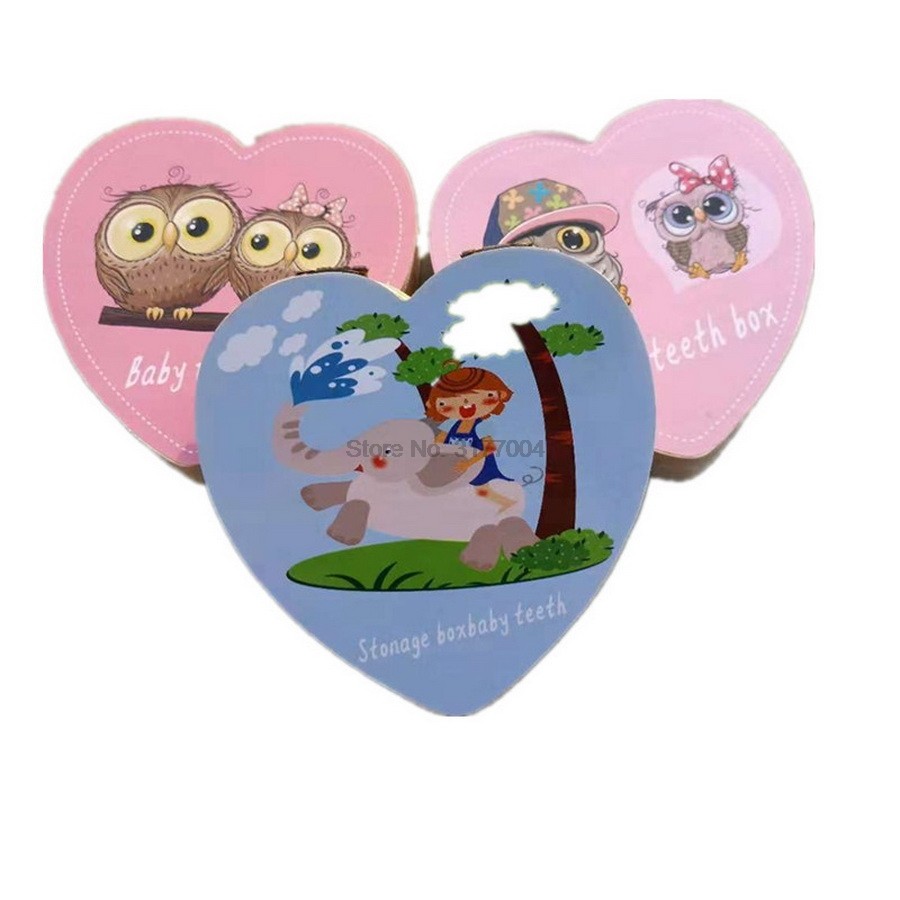 100pc Colorful Wood Tooth Storage Box English/Spain/France/Russian/Portuguese/German/Polish/Netherla