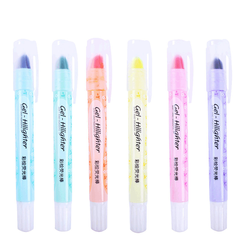 

6 Pcs/Set Gel Bible Highlighters Pens No Bleed Assorted Colors Bible Markers Cute Bible Study Journaling School Supplies Pastel