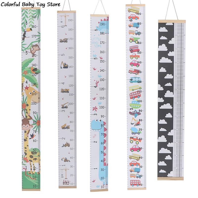 

Nordic Children Height Ruler Canvas Hanging Growth Chart Kids Room Wall Decors