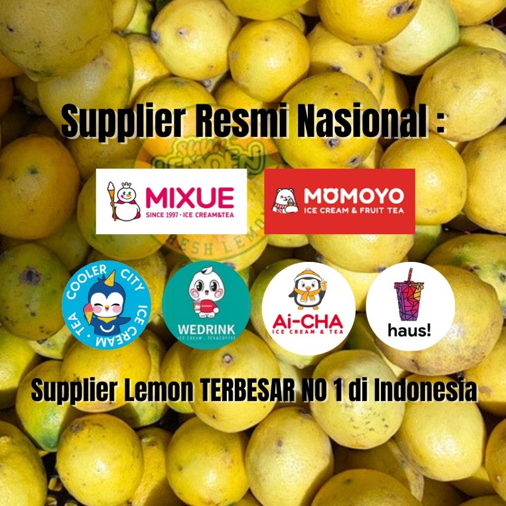 

BUAH LEMON California RIJECT PERASAN AIR BANYAK 1/2 KG By Suur Lemoen ID.
