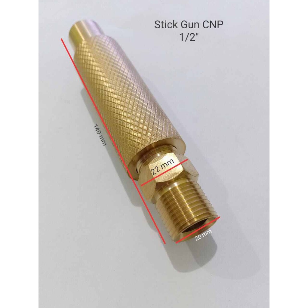 [BAYAR DI TEMPAT] Stik Gun Nozzle Semprotan Cnp 1/2 Kuningan