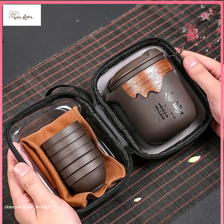 Set Tea Hampers / Tea Pot Set Travel Tea Set Portable With Bag