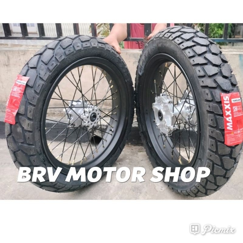 Velg Crf150L  SuperMoto Crf150 Ban Semi Trail Maxxis Ring17