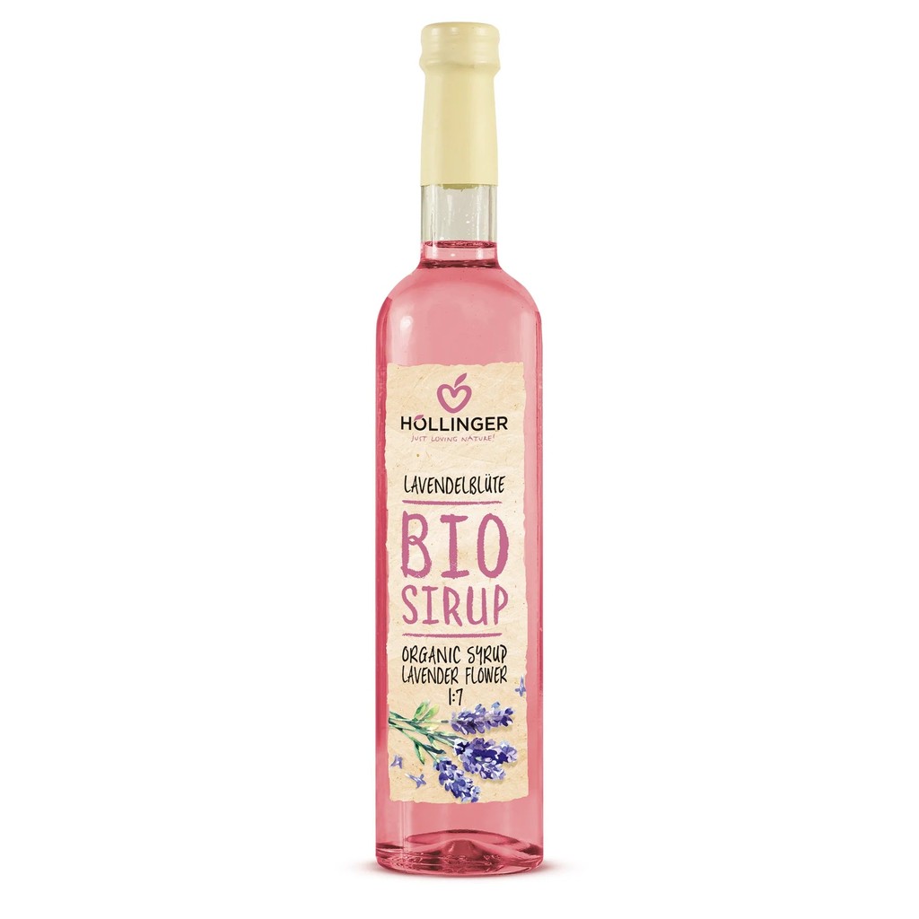 

HOLLINGER Organic Lavender Flower Syrup 500ml - Sirup Sehat
