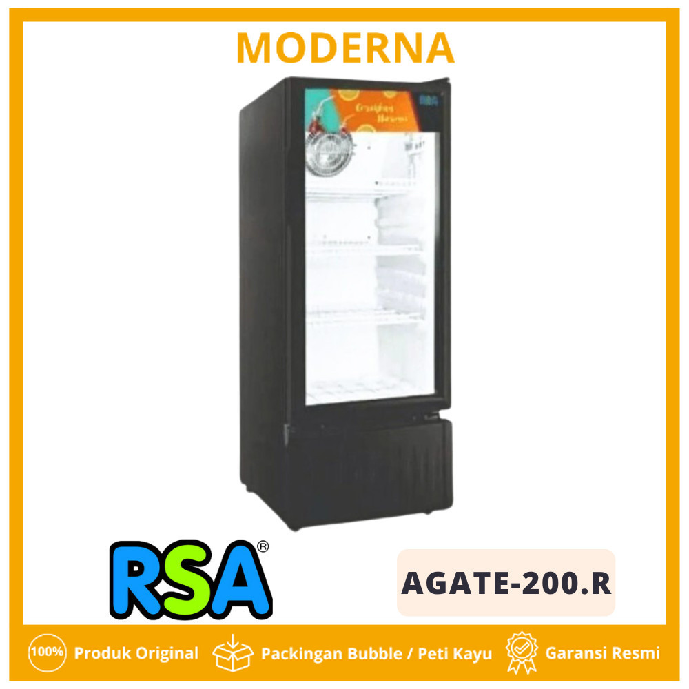 Showcase RSA AGATE-200.N Kulkas Pendingin Minuman 1 Pintu