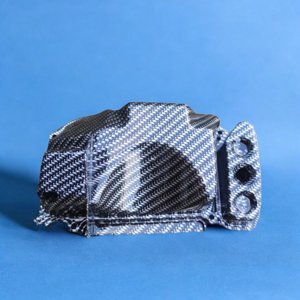 Tutup filter beat karbu Scoopy karbu kvy 900 ori Carbon glossy tutup saringan udara AES VARIASI 27