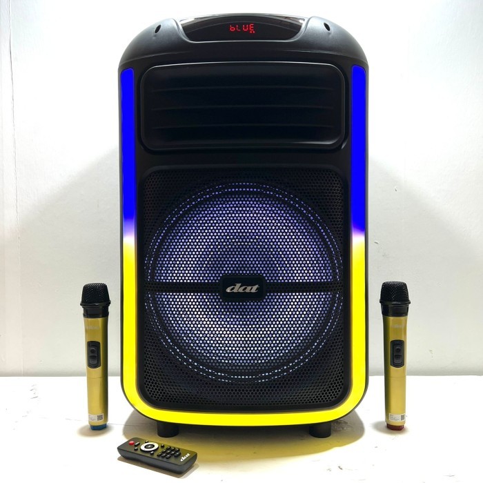 Speaker Portable Wireless Dat DT 1501 Turbo Original 15 inch