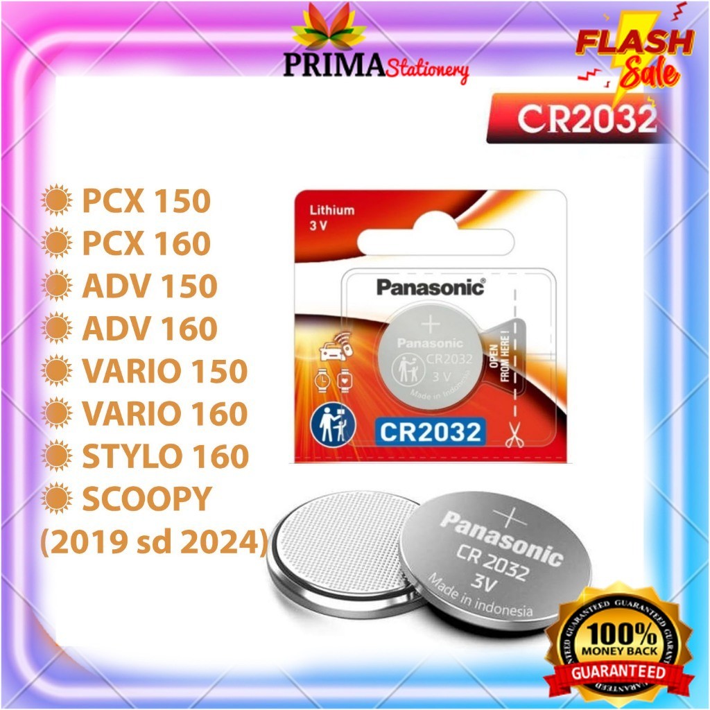 Batu Baterai Batre Remot Motor Keyless HONDA VARIO PCX ADV SCOOPY STYLO 150 160 CC Original