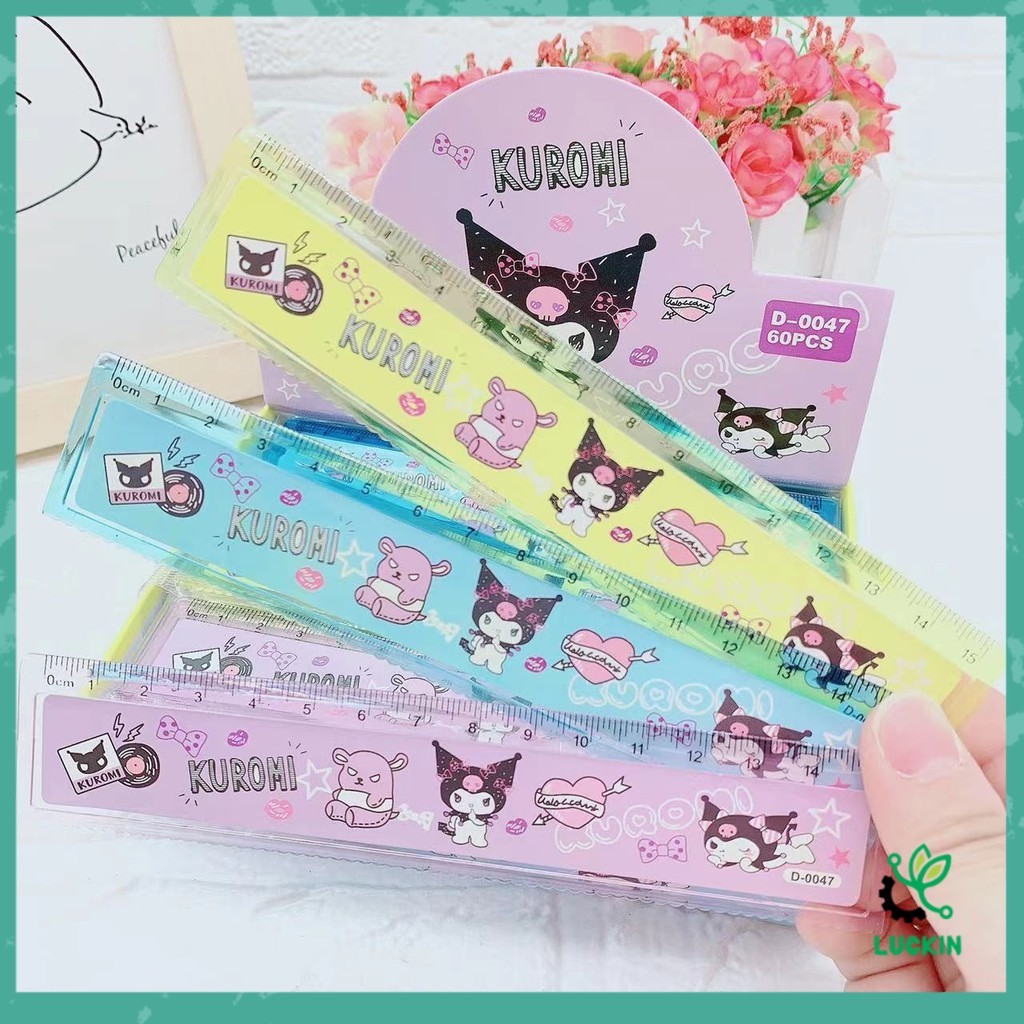 

Penggaris SANRIO 15cm Cute Ruler Lucu Harga Termurah Ruler karakter kuromi Lengkap Best Quality bisa COD