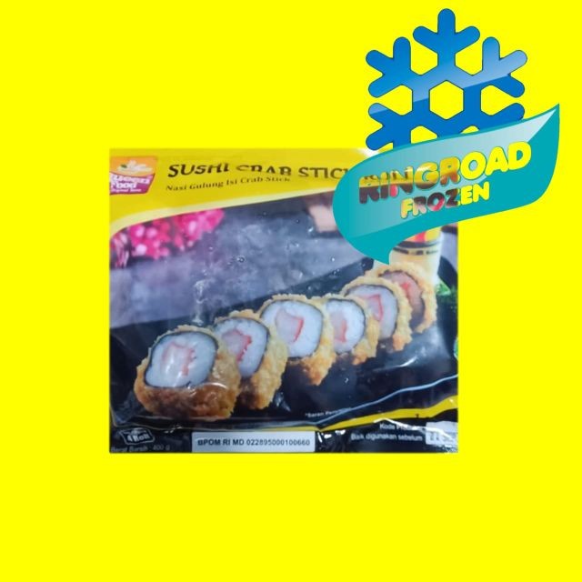 

QUEEN FOOD SUSHI CRAB STICK ROLL 400 GR - 4 ROLL