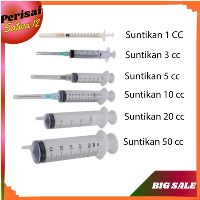 Suntikan 3ml 3cc alat injek hewan kecil Alat Suntik Ayam Alat Suntik Kelinci Alat suntik Kucing