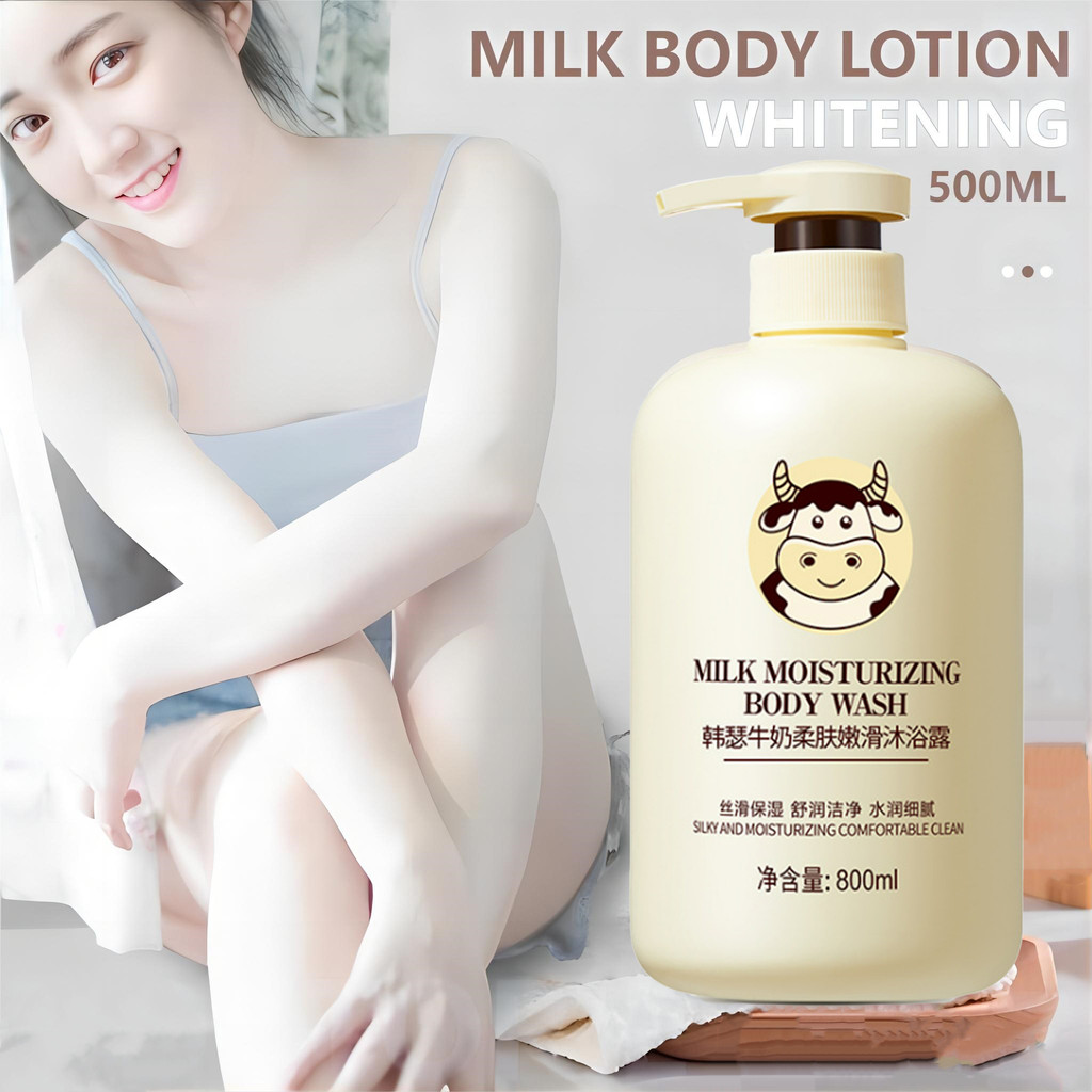 Ay00! Sabun Cair Pemutih Badan Permanen Mandi Susu Pemutih Badan Spa 800ml Sabun Badan Pemutih Sabun