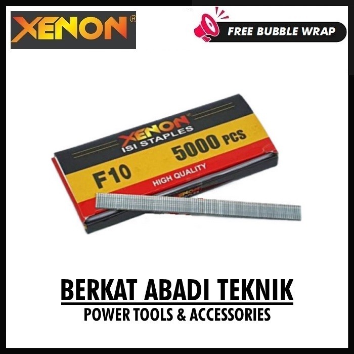 

XENON F10 MO Isi Mesin Staples Mata Paku Tembak Lurus Air Nailer Nail Gun Stapler Angin F10MO F 10 MO