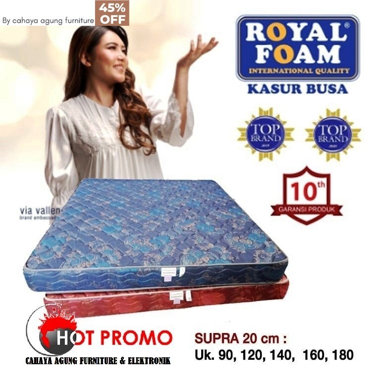 kasur busa super royal foam supra tebal 20 cm high quality
